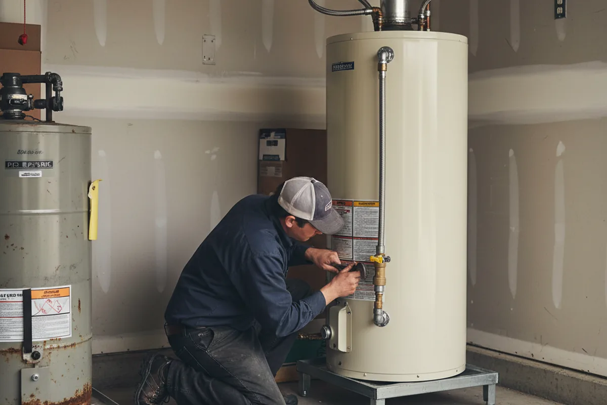 Water heater and shutoff valve replacement in Atlantic City